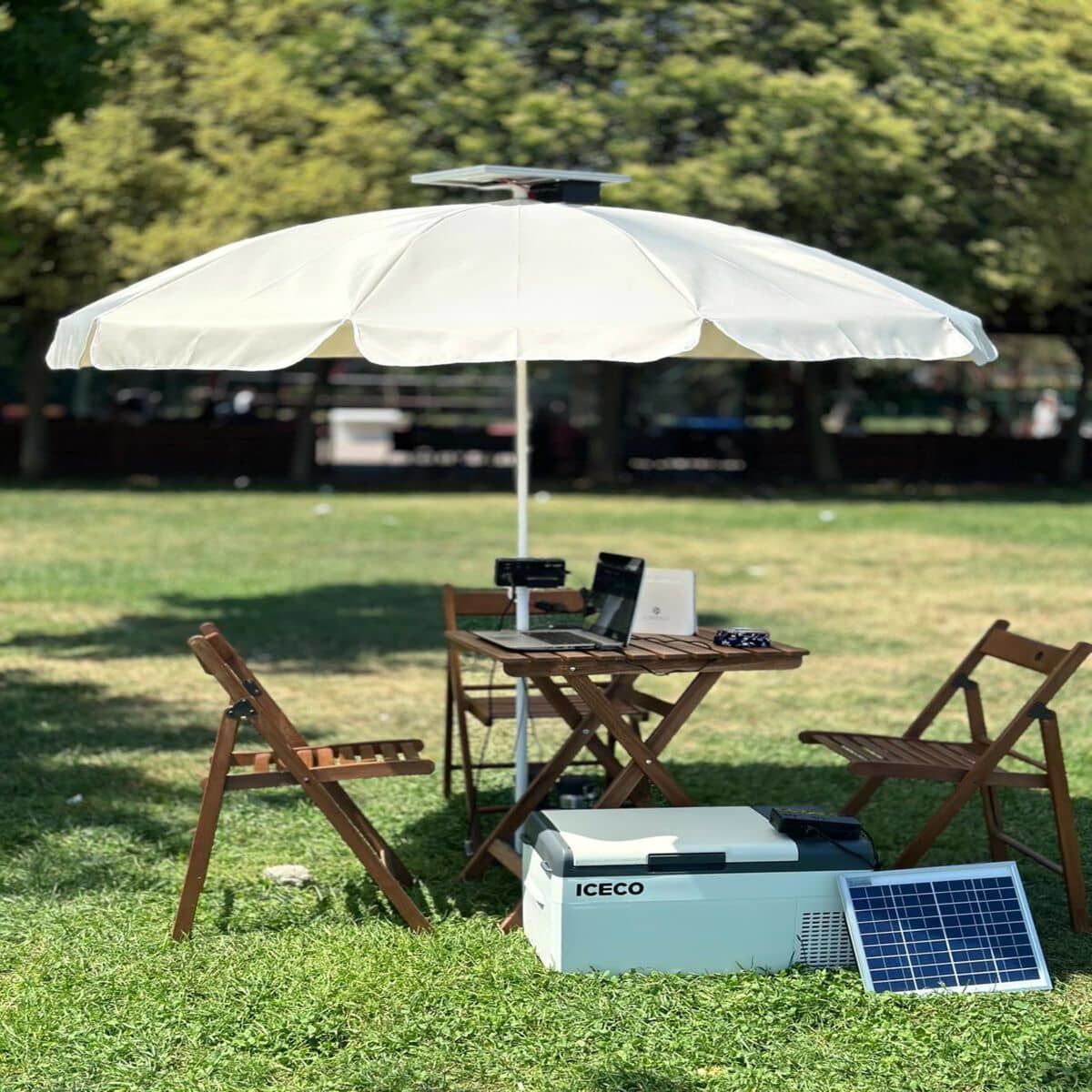 Ibattery Güneş Enerjili Şemsiye 12V 6A