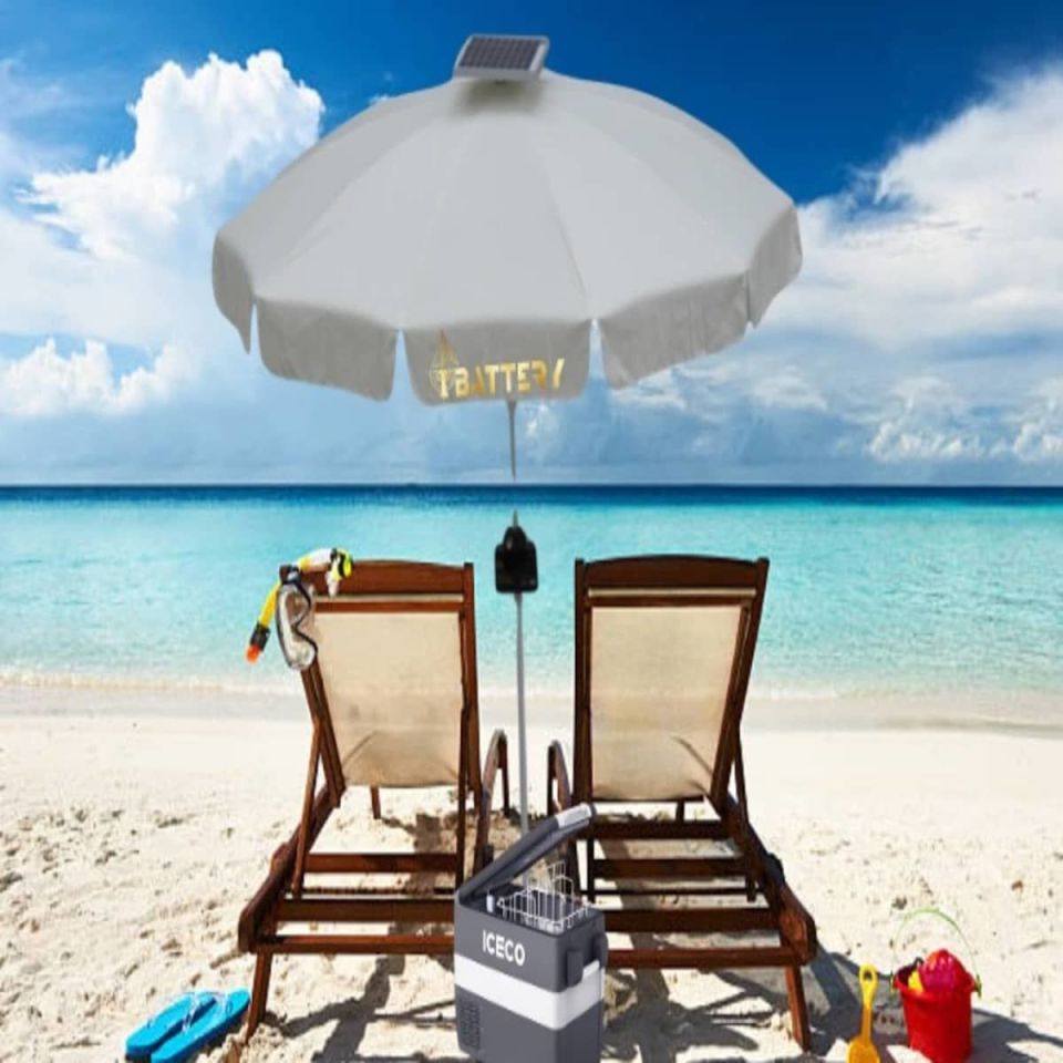 Ibattery Güneş Enerjili Şemsiye 12V 12AH